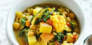 soupe aux légumes et pois chiches au cookeo