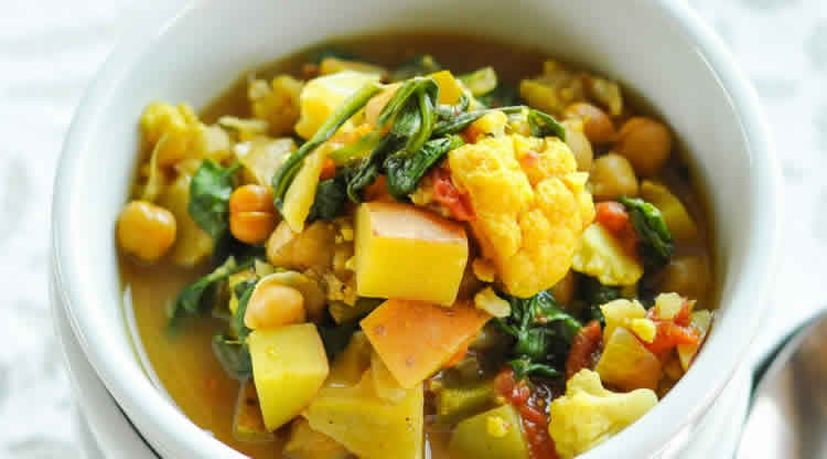 soupe aux légumes et pois chiches au cookeo