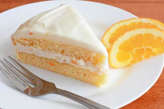 Cake à l'orange avec glaçage au thermomix