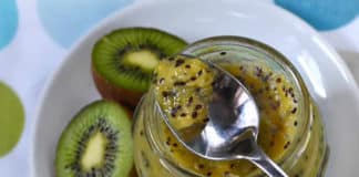 Confiture de kiwi à la vanille au cookeo