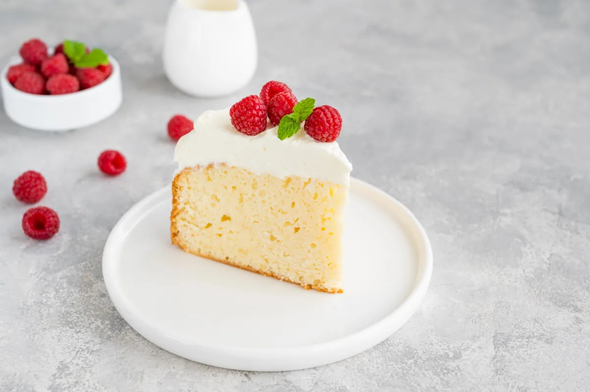 Gâteau à la vanille au glaçage de beurre
