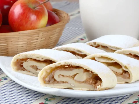 Gâteau roulé aux pommes au thermomix