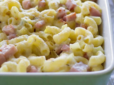 Pennes poireau et fromage au cookeo