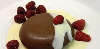 Pouding au chocolat à la crème