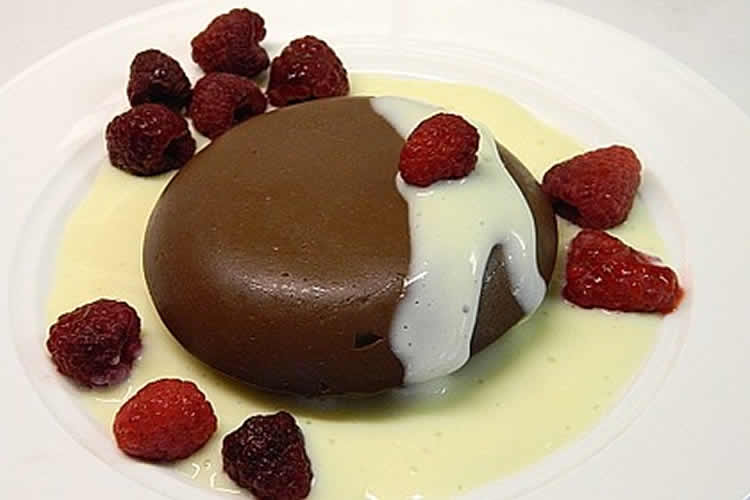 Pouding au chocolat à la crème