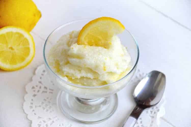 Sorbet au citron au thermomix