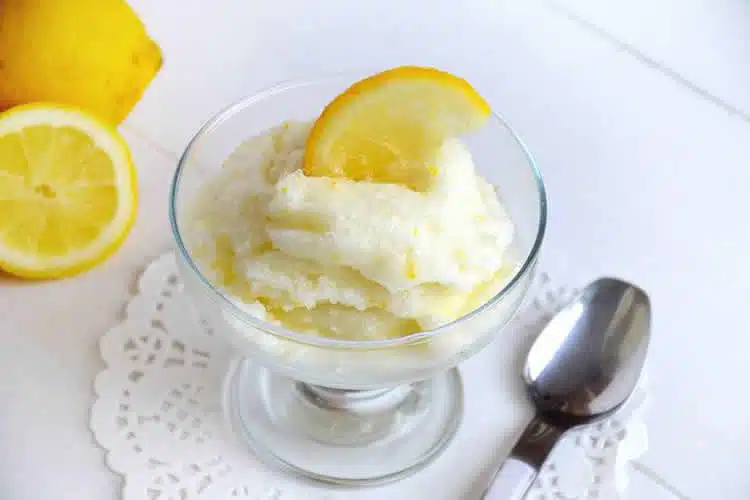 Sorbet au citron au thermomix