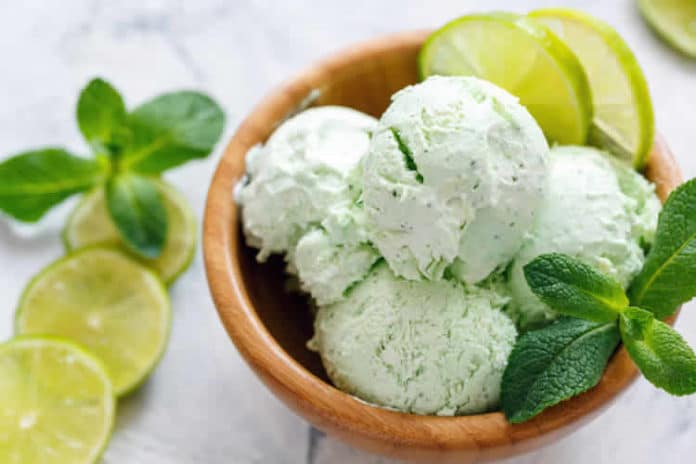 Sorbet mojito au citron au thermomix