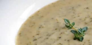 Soupe Poireaux et Champignons au thermomix