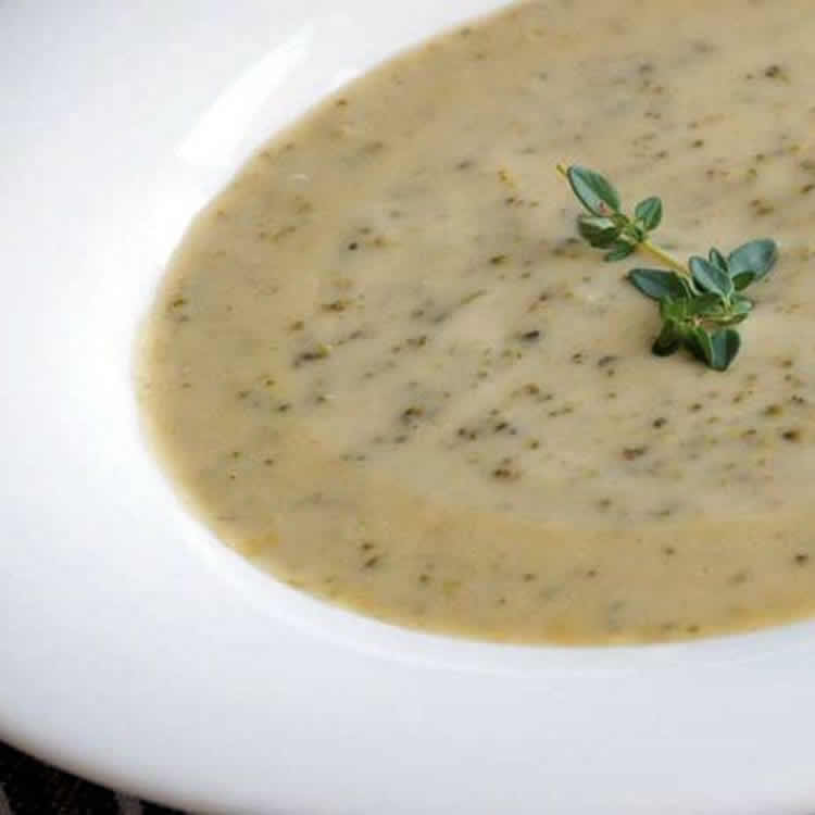 Soupe Poireaux et Champignons au thermomix