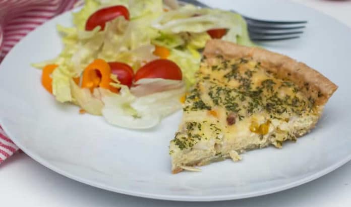 Tarte aux poireaux à la crème au thermomix
