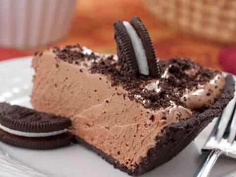Tarte à la crème chocolat et oreo au thermomix