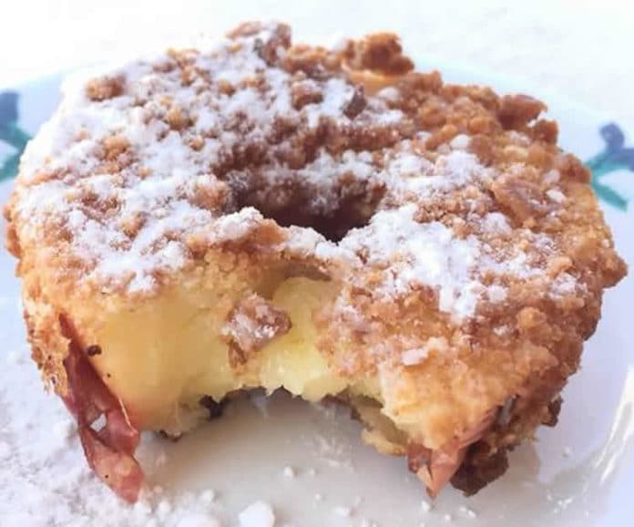 beignet fourré aux pommes au thermomix