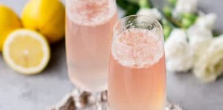 cocktail champagne citron au thermomix