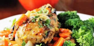 cuisses de dinde aux carottes et pruneaux au cookeo