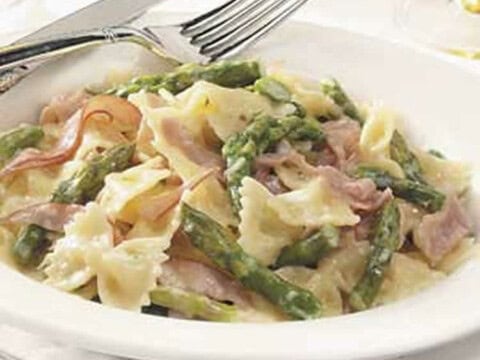 farfalles asperges et jambon au cookeo