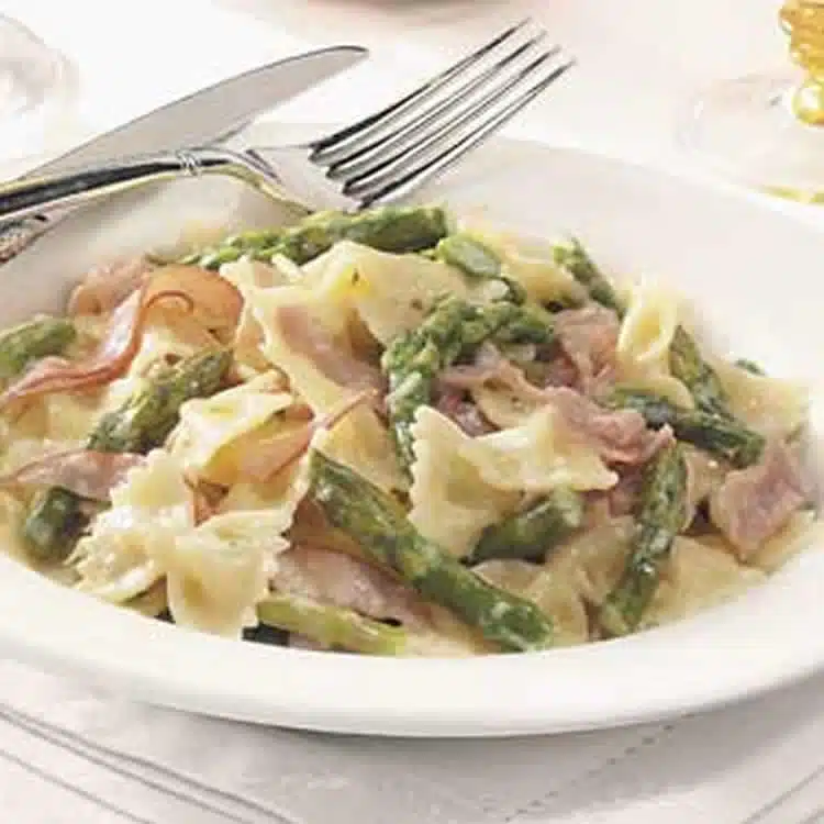 farfalles asperges et jambon au cookeo