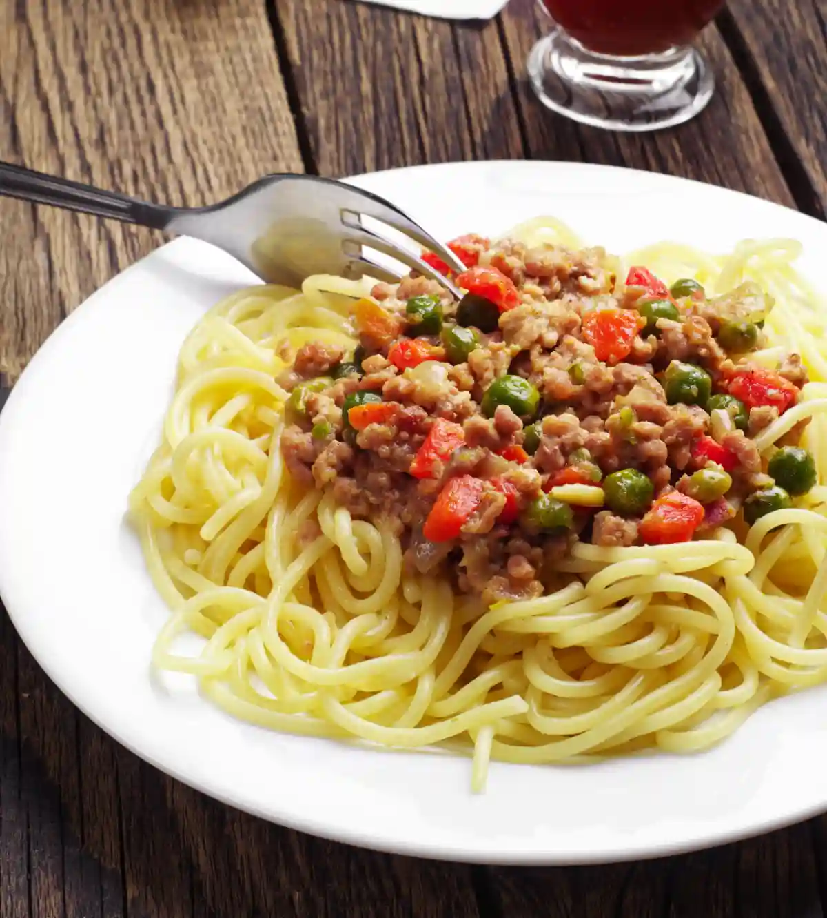 viande hachée et pois au cookeo