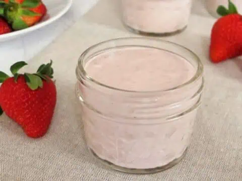 Yaourt Fraise Varoma au Thermomix