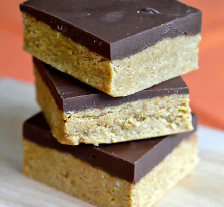 Barres au beurre d'arachide et chocolat