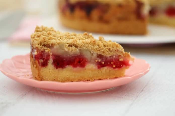 Cake pomme et framboises au thermomix