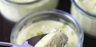 Crème légère au citron vert
