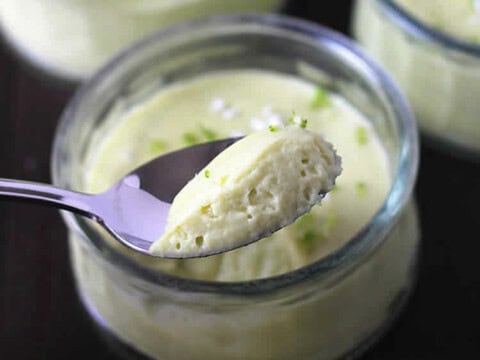 Crème légère au citron vert