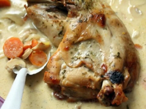 Cuisses de dinde aux légumes au cookeo