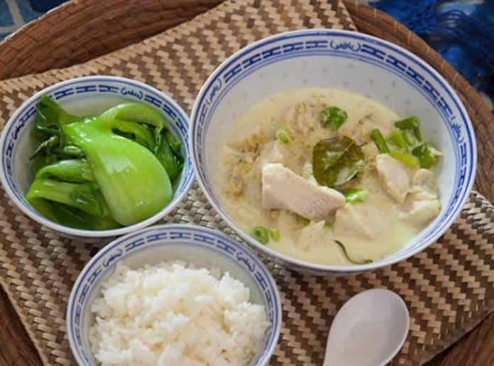 Filet de poisson au lait de coco au cookeo