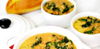Recette lentilles au lait de coco ww