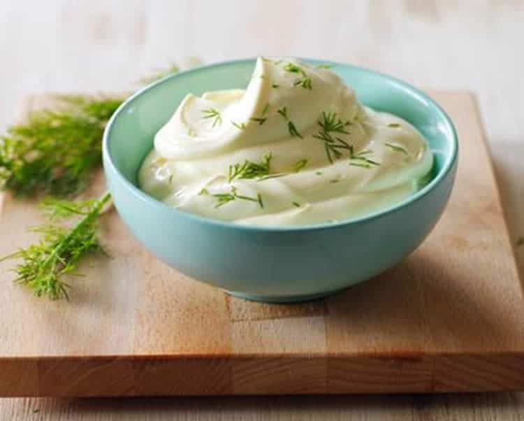 Recette mayonnaise au yaourt ww