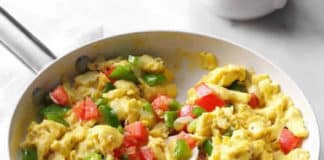 Recette omelette aux légumes ww