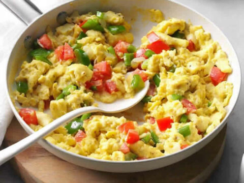 Recette omelette aux légumes ww