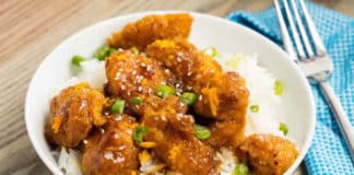Recette poulet à l'orange ww