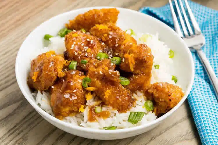 Recette poulet à l'orange ww
