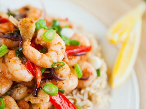Recette riz aux crevettes
