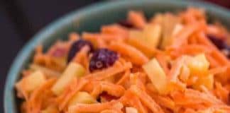 Recette salade carottes et pommes ww