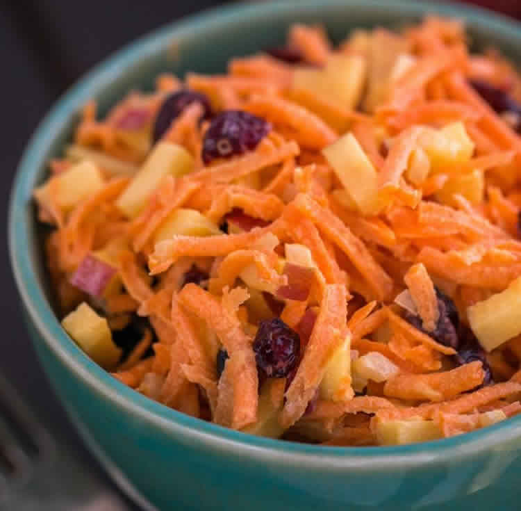 Recette salade carottes et pommes ww