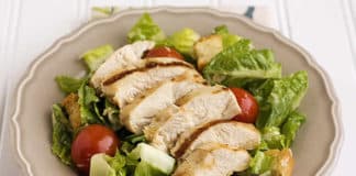 Recette salade césar au poulet ww