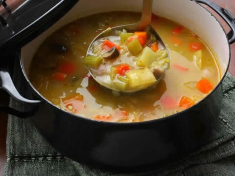 Recette soupe aux légumes ww