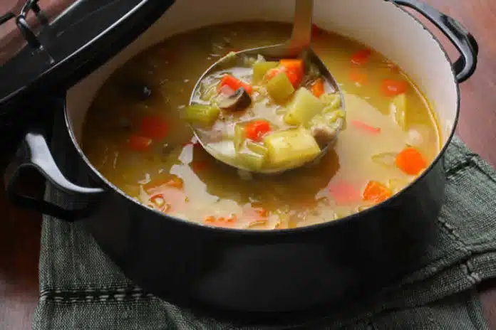 Recette soupe aux légumes ww