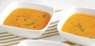 Recette soupe carotte et gingembre ww