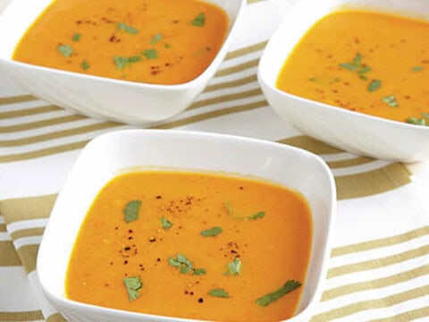 Recette soupe carotte et gingembre ww