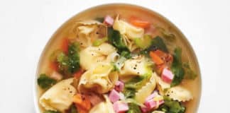 Recette soupe tortellinis ww