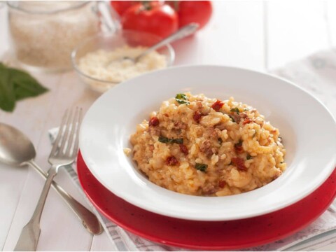 Risotto au safran et chorizo au thermomix