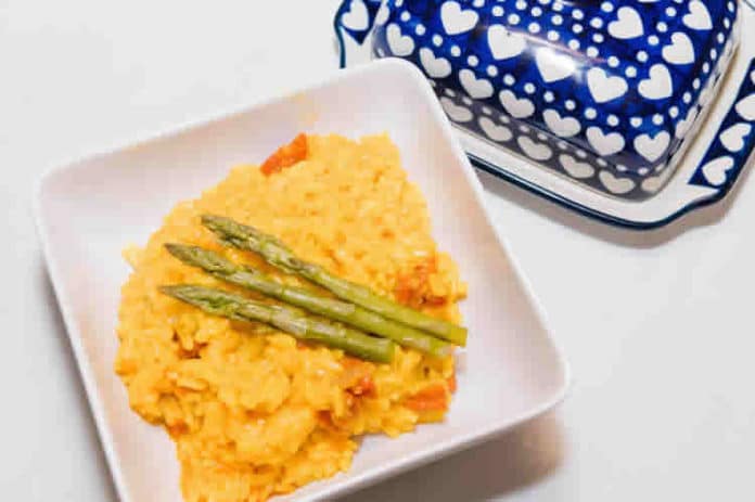 Risotto au safran et chorizo au thermomix