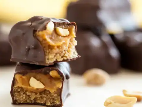 barre amande cacahuètes au chocolat
