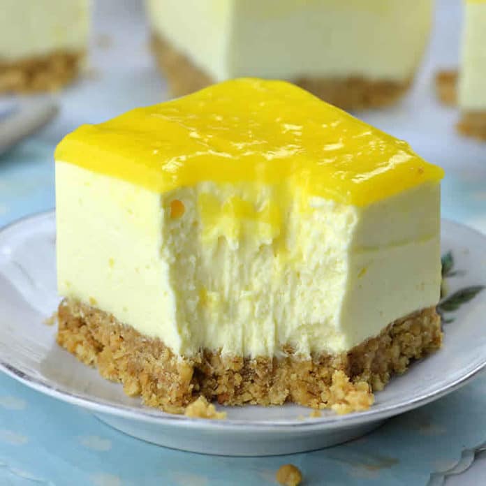 cheesecake au citron sans cuisson