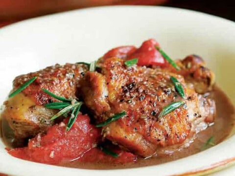 poulet au vin au cookeo