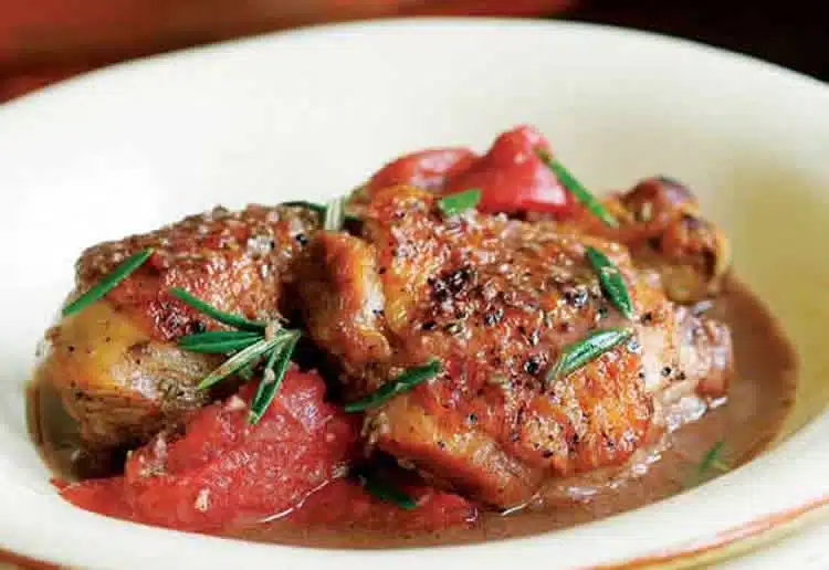 poulet au vin au cookeo